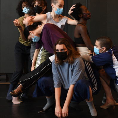 Alice Marroquin-Éthier, Anne-Flore De Rochambeau, Axelle Munezero, Gabrielle Kachan, Léonie Bélanger, Myriam Arseneault Campbell, Penélope Desjardins | © Luc Senécal