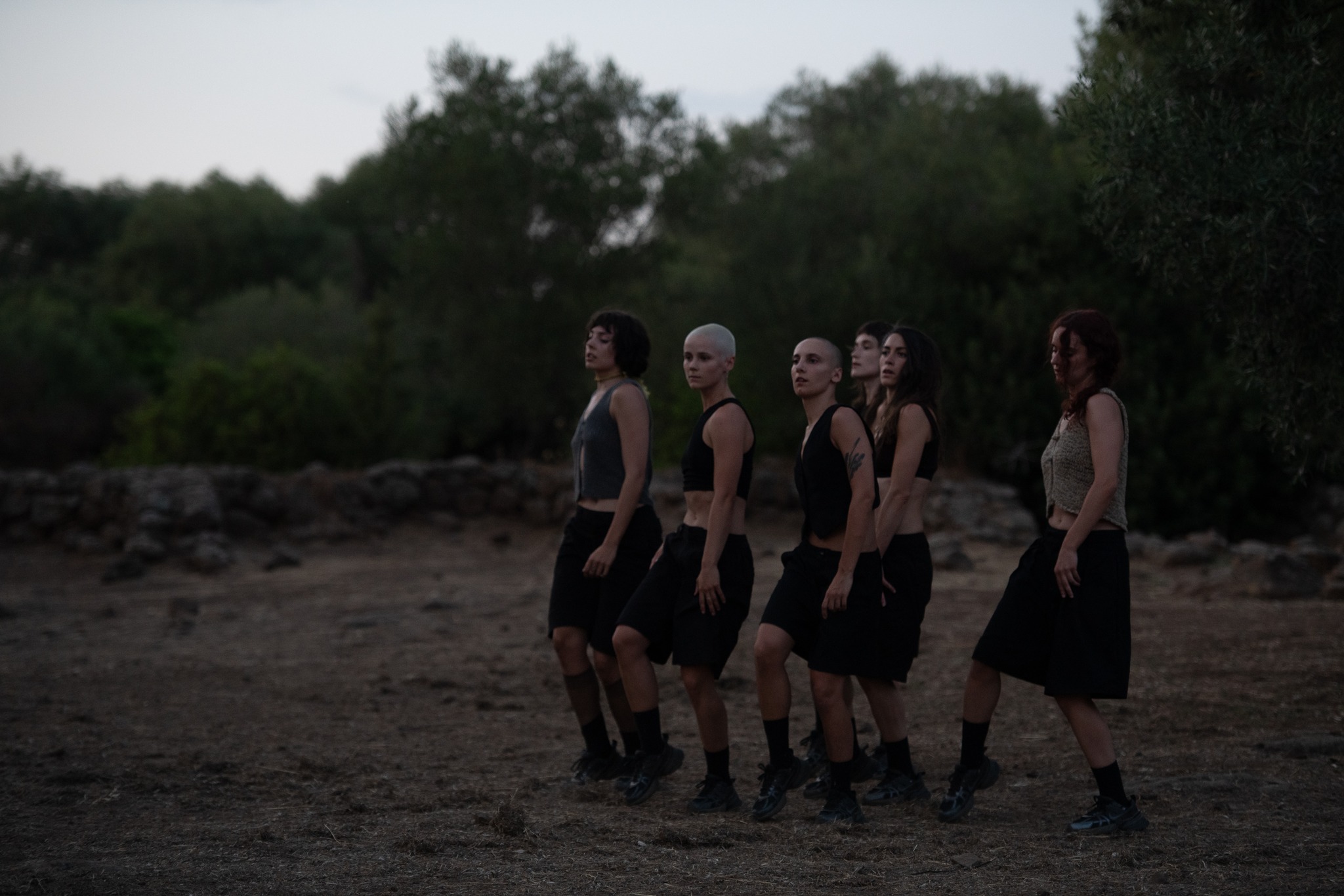 Santa Cristina | Myriam Arseneault Campbell, Brontë Poiré-Prest, Nunzia Picciallo, Châtelaine Côté-Rioux, Rachele Montis, Giulia Cannas © Laura Farneti pour Fuorimargine