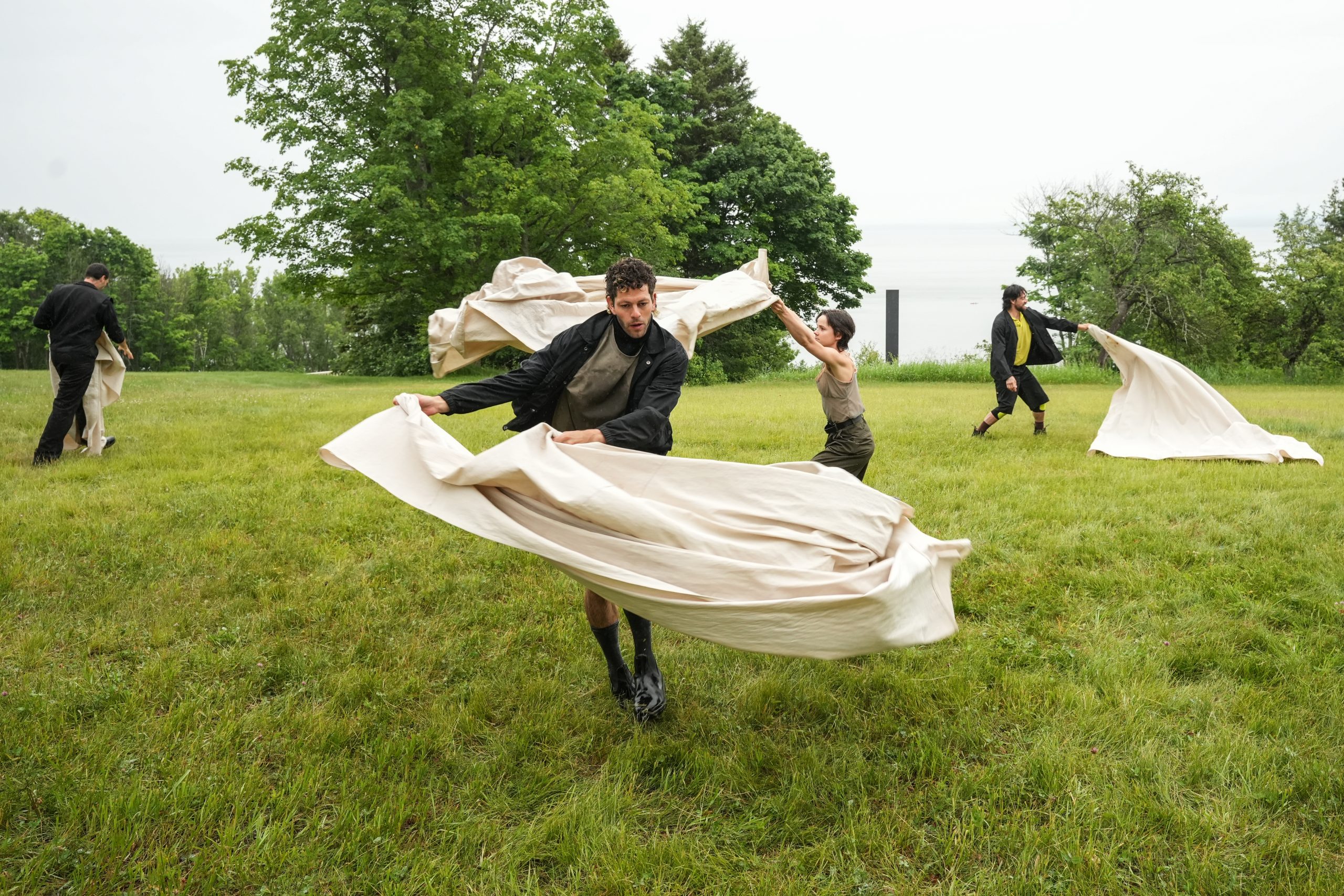Eaux et forêt | Abe Simon Mijnheer, Brontë Prest, Jean-Benoit Labrecque et Nicolas Patry  © Luc Senécal